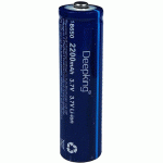 باتری لیتیوم یون 3.7v سایز 18650 2200mAh مارک DEEPKING