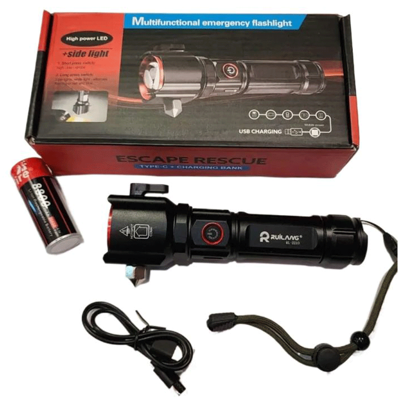 چراغ قوه پلیسی رویی لانگ RL-2210