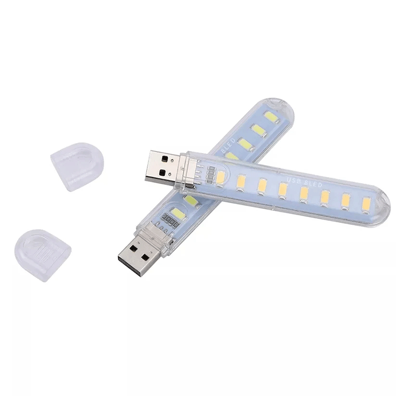 چراغ اضطراری شارژی USB مدل 8LED