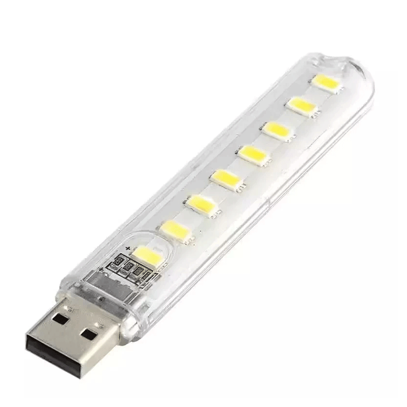 چراغ اضطراری شارژی USB مدل 8LED