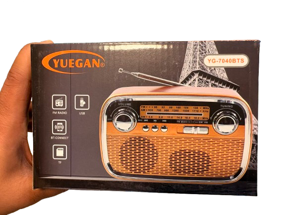 رادیو خورشیدی بلوتوثدار YUEGAN YG-7040BTS